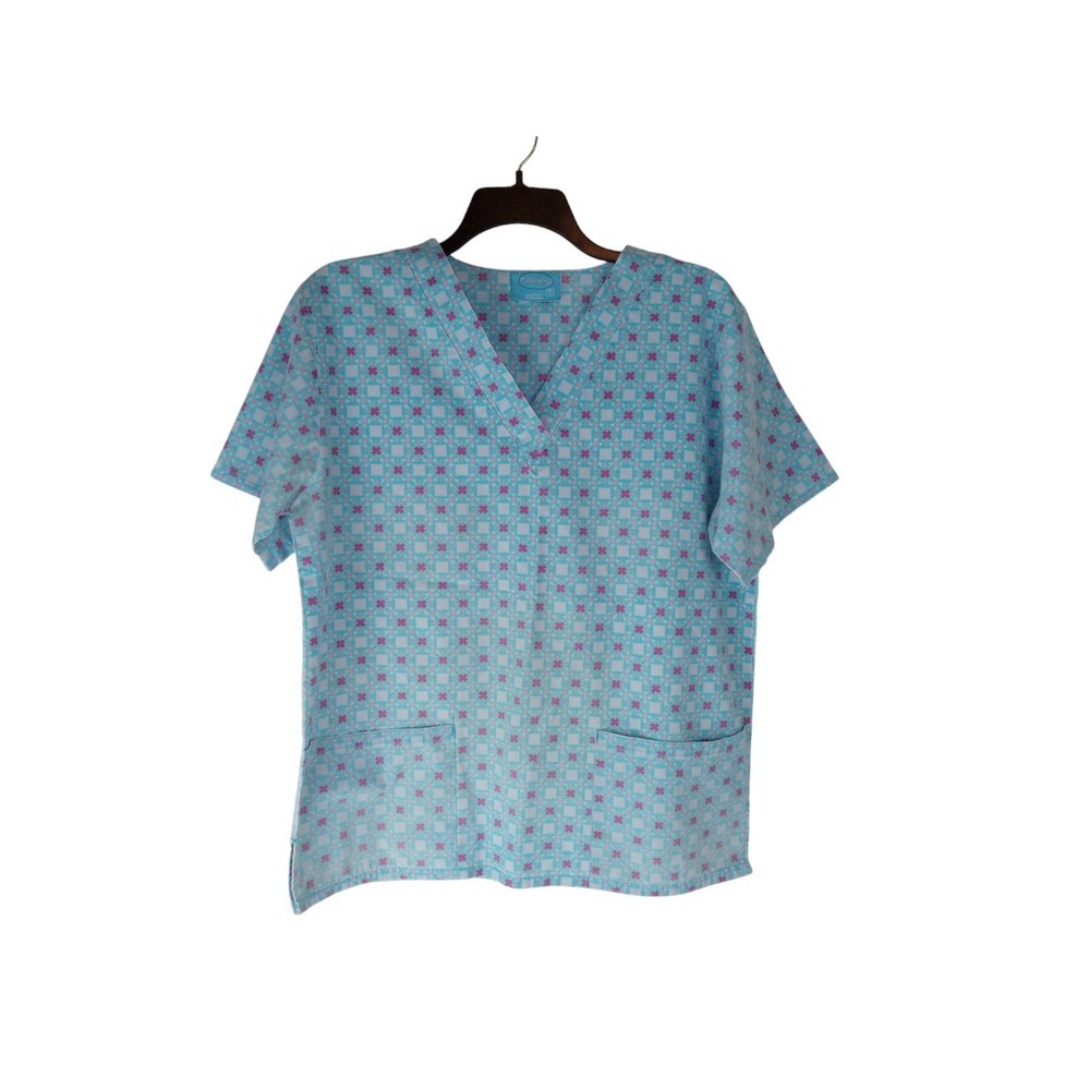 Lot of 2 Carol's Scrubs, The Scrubs  Co Women's Size Large  V-Neck Top - Picture 9 of 15